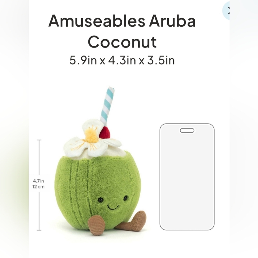 Jellycat ARUBA NWT. - Picture 11 of 11